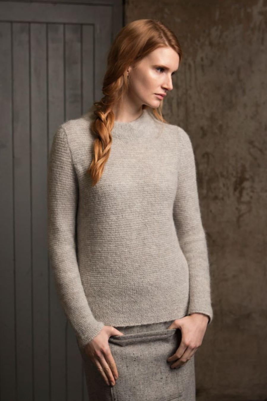 Dames Kleding Fisherman out of Ireland | Fisherman Out Of Ireland Cloud Mock Neck