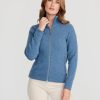 Dames Kleding Holebrook | Holebrook Claire Fullzip Wp Fade Blue