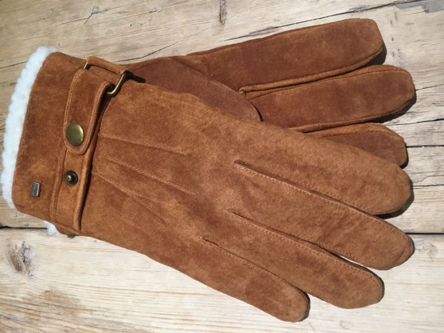 Accessoires Hatland | Hatland Vjall Suede Handschoen