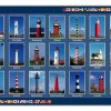 Maritieme Lifestyle Placemat | Placemat Vuurtorens