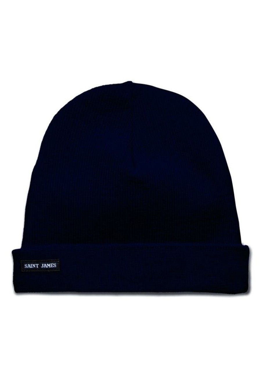 Accessoires Saint James | Saint James Bonnets Unis Navy Volwassen