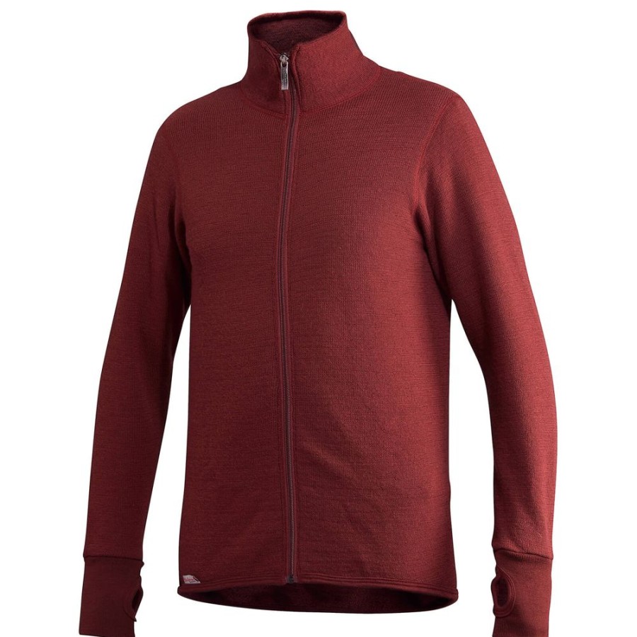 Dames Kleding Woolpower | Woolpower Full Zip Jacket 400 Rood