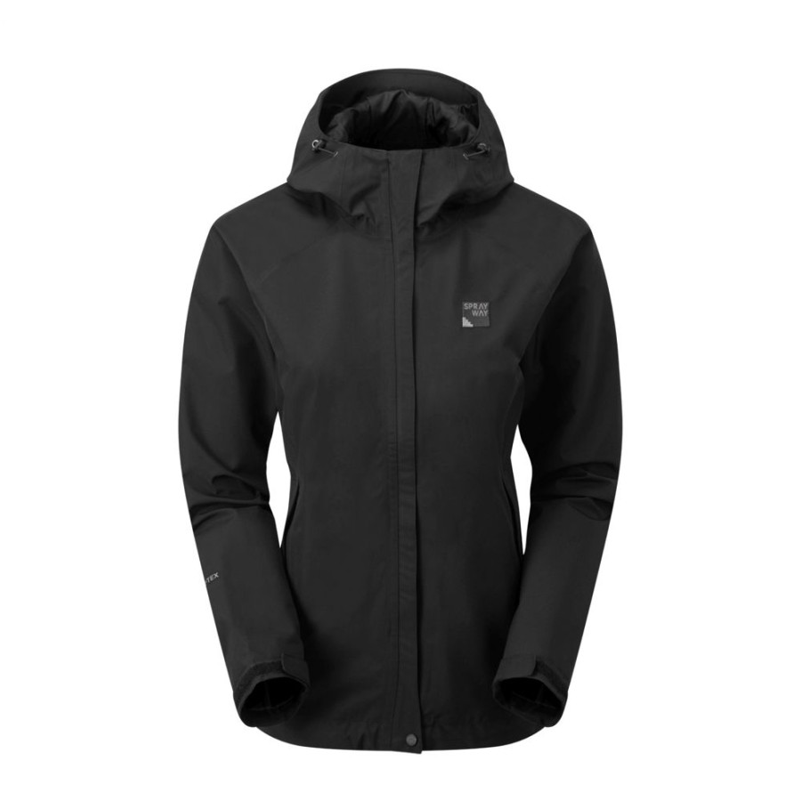 Dames Kleding Spray Way | Spray Way Fionn Gtx Jas Zwart