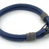 Maritieme Lifestyle Glunt | Glunt Armband Blue Navy Dark Grey