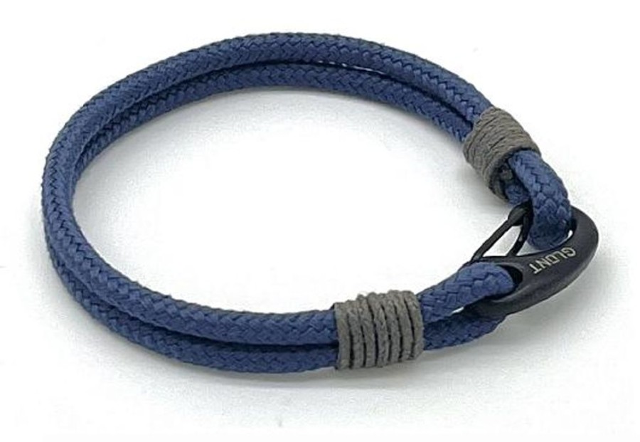 Maritieme Lifestyle Glunt | Glunt Armband Blue Navy Dark Grey