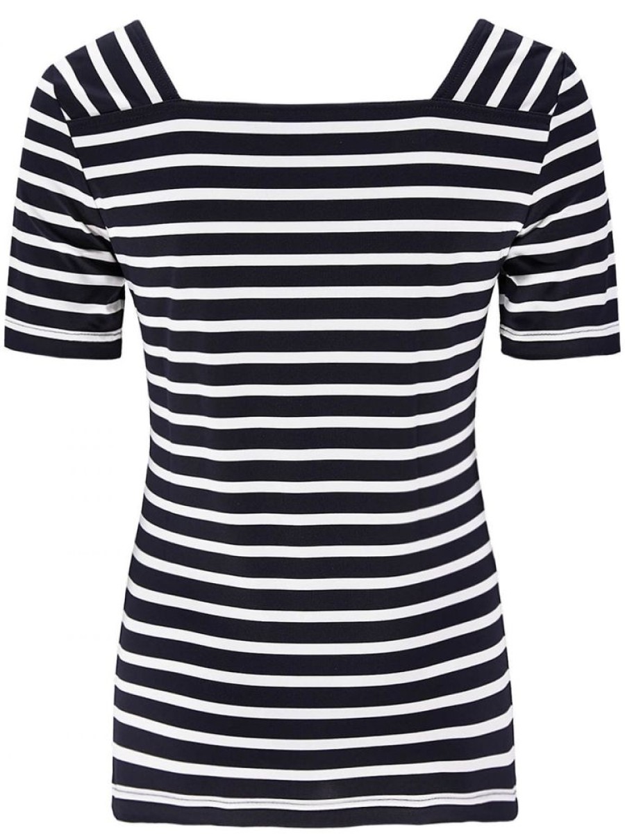 Dames Kleding Saint James | Saint James Pleneuf Navy/Ecume