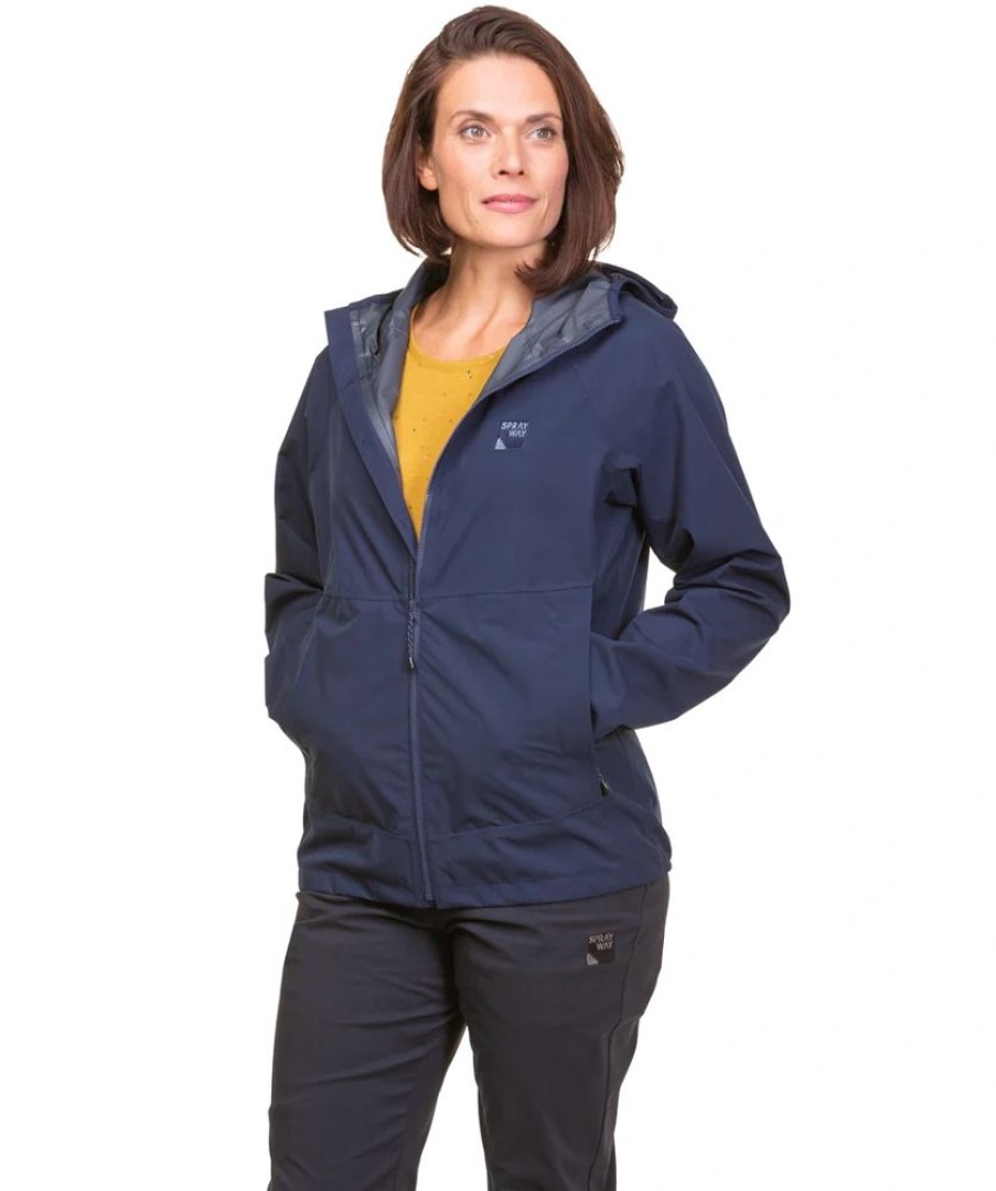 Dames Kleding Sprayway | Sprayway Fen Damesjas Navy