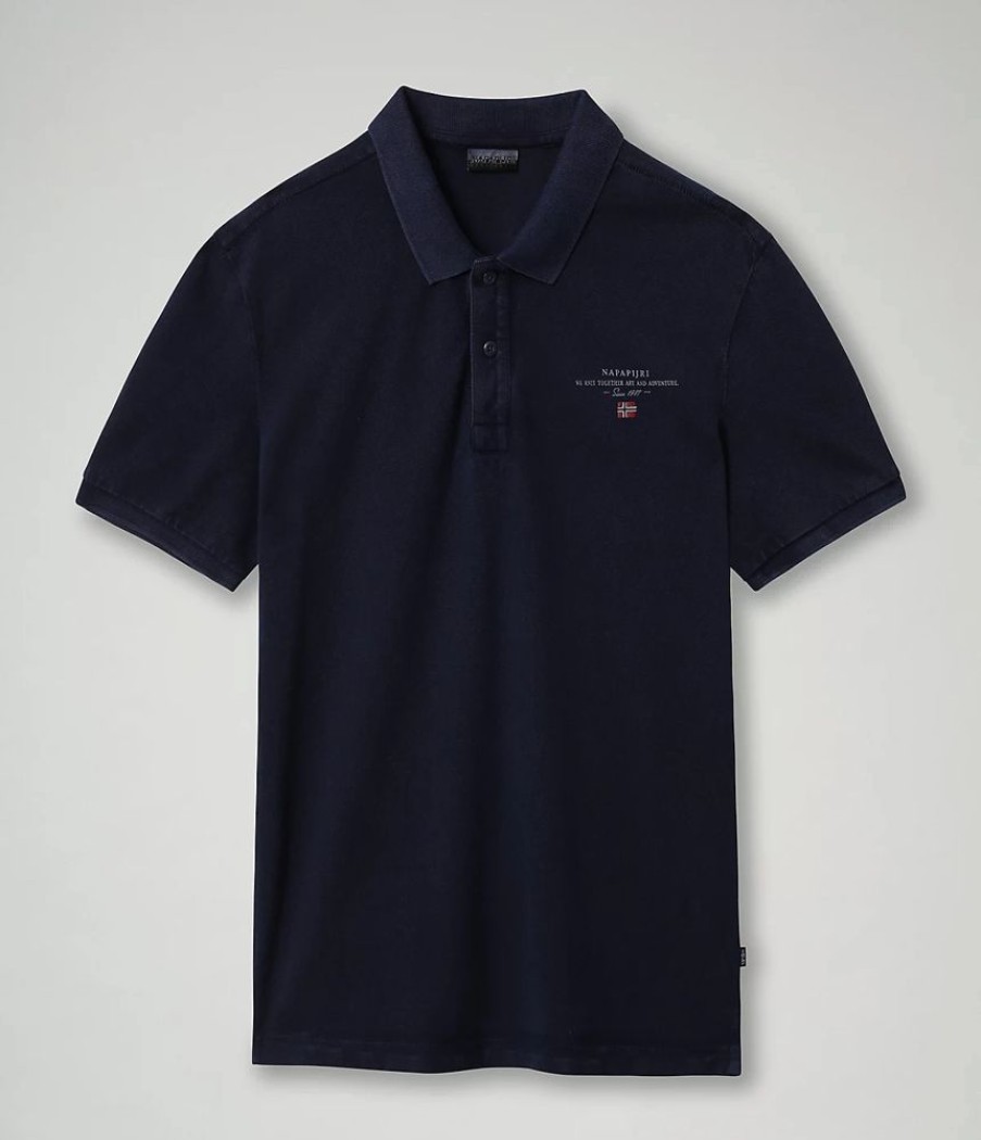 Heren Kleding napapijri | Napapijri Elbas Polo Navy