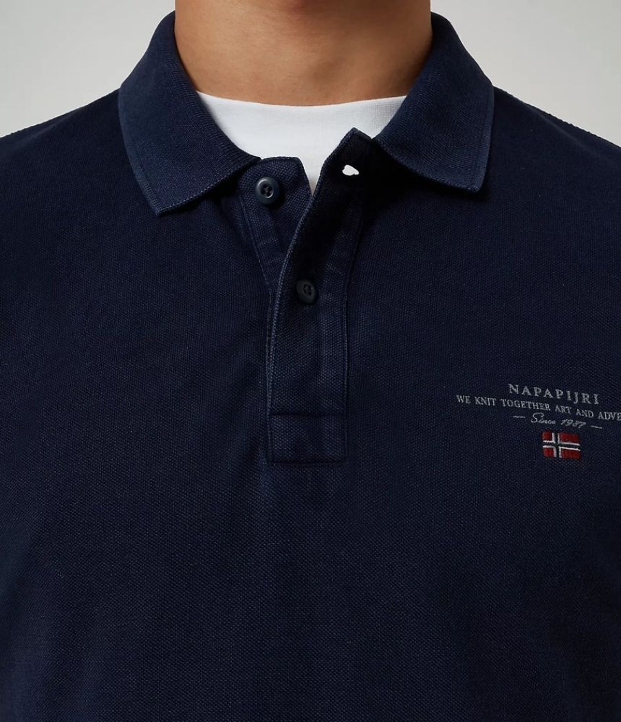 Heren Kleding napapijri | Napapijri Elbas Polo Navy