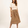 Dames Kleding Saint James | Saint James Ludivine Linnen Rok