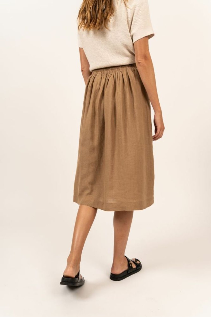 Dames Kleding Saint James | Saint James Ludivine Linnen Rok