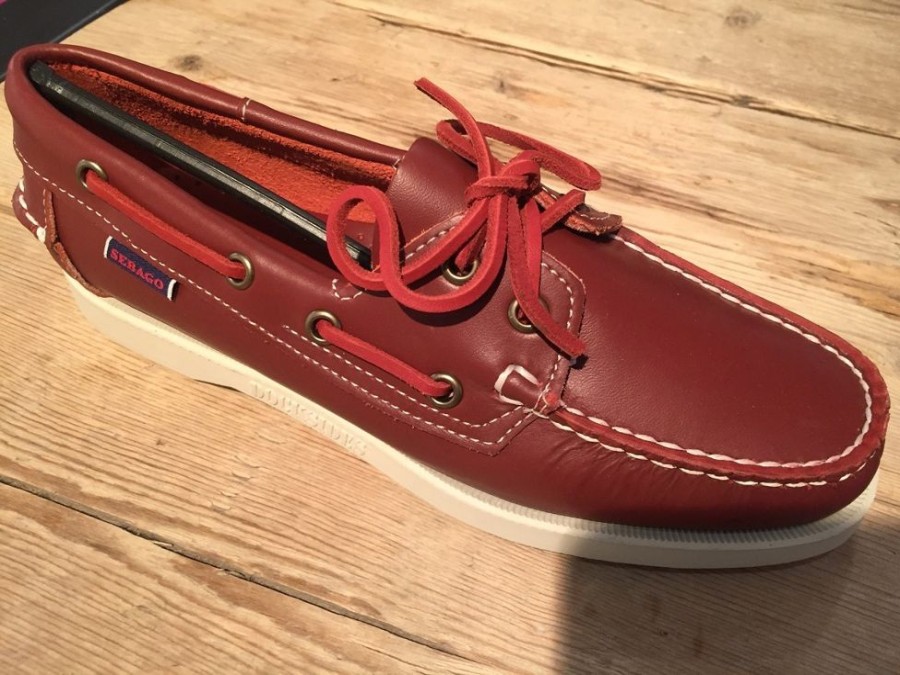 Bootschoenen & Laarzen Sebago | Sebago Dockside Portland Rood