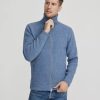 Heren Kleding Holebrook | Holebrook Mans Zip Fade Blue