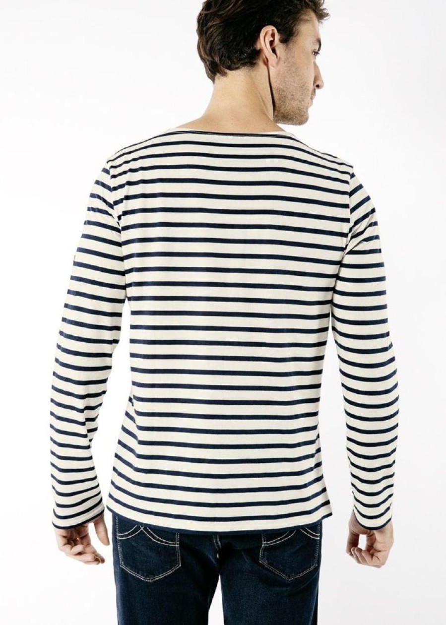 Dames Kleding Saint James | Saint James Minquiers Moderne Ecru/Marine