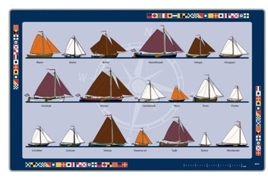 Maritieme Lifestyle Placemat | Placemat Platbodems