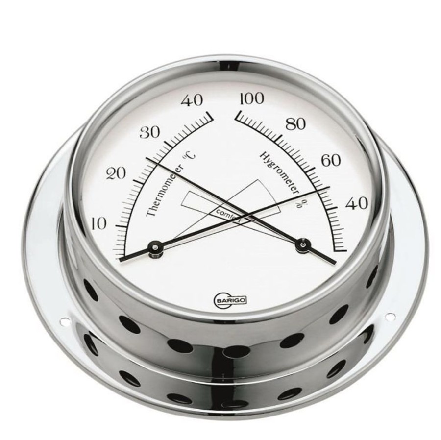 Maritieme Lifestyle Scheepsbarometer | Barigo Tempo S Comfortmeter 9710Cr