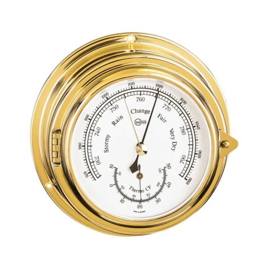 Maritieme Lifestyle Scheepsbarometer/thermometer | Barigo Yacht Scheepsbarometer/Thermometer