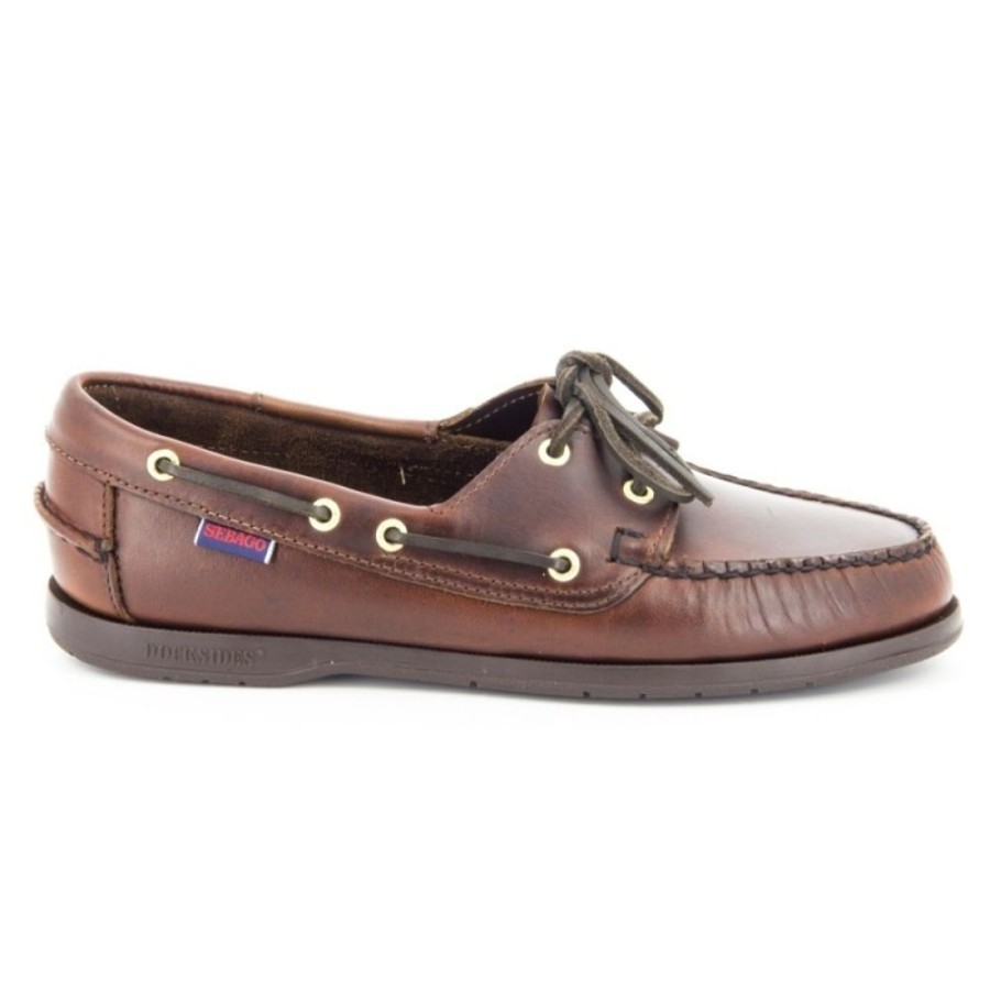 Bootschoenen & Laarzen Sebago | Sebago Victory Brown Oiled Waxy