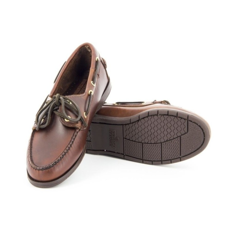 Bootschoenen & Laarzen Sebago | Sebago Victory Brown Oiled Waxy