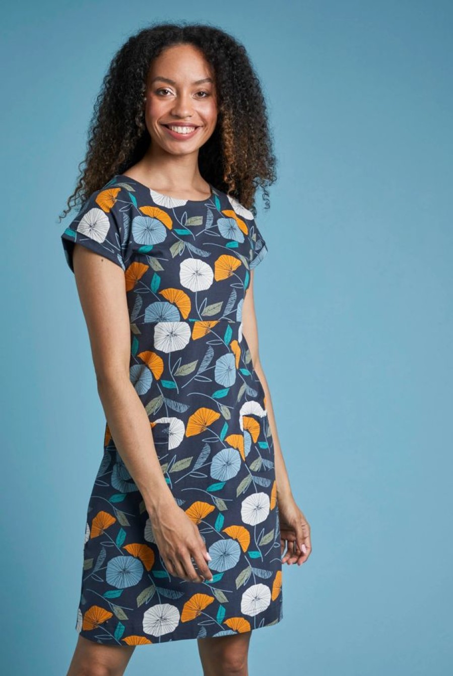 Dames Kleding Weird Fish | Weird Fish Jurk Dark Navy