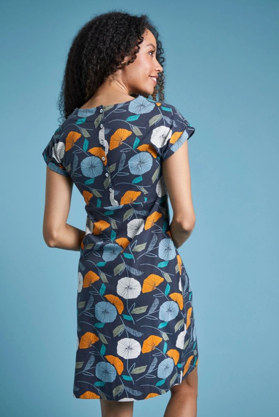 Dames Kleding Weird Fish | Weird Fish Jurk Dark Navy